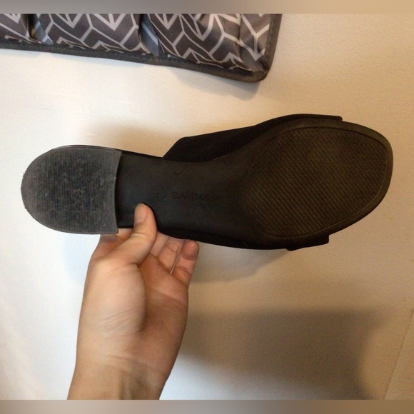 BANDOLINO black sandal slip on kitten heels - Picture 3 of 4